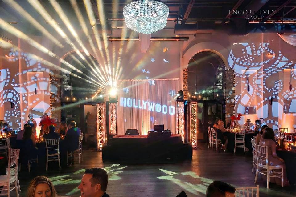 Hollywood theme light design