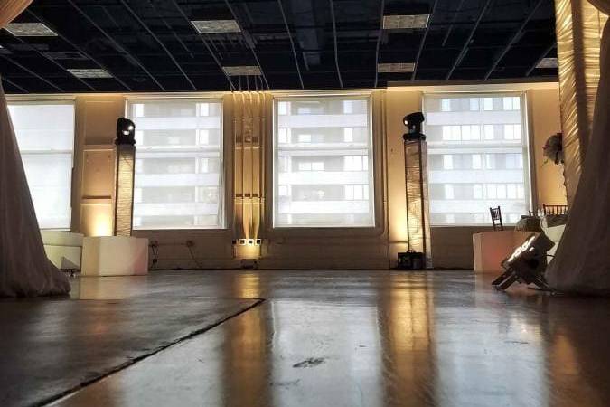 Off white uplighting on walls