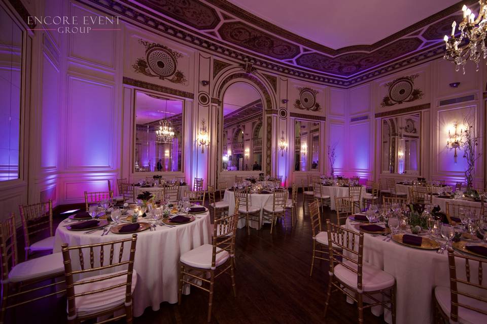 Purple uplighting Louisville