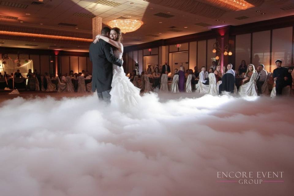 Cloud dance for wedding