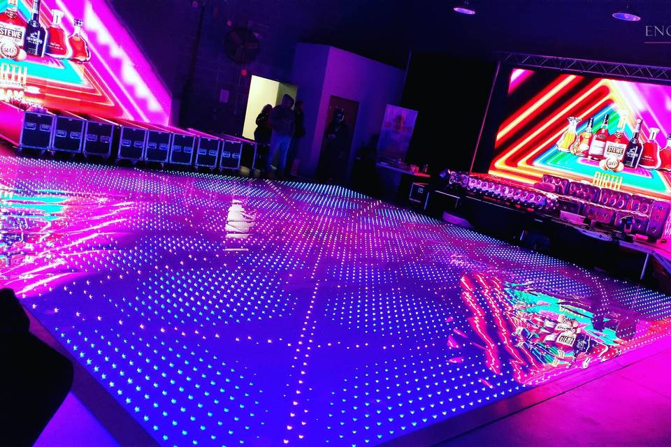 Video dance floor