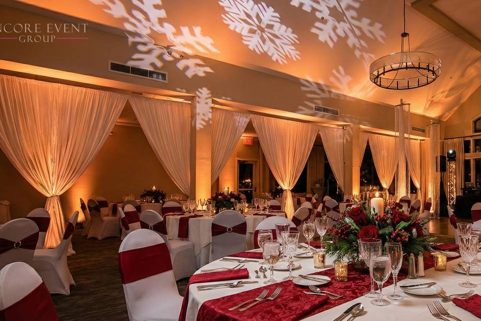 Room wall draping