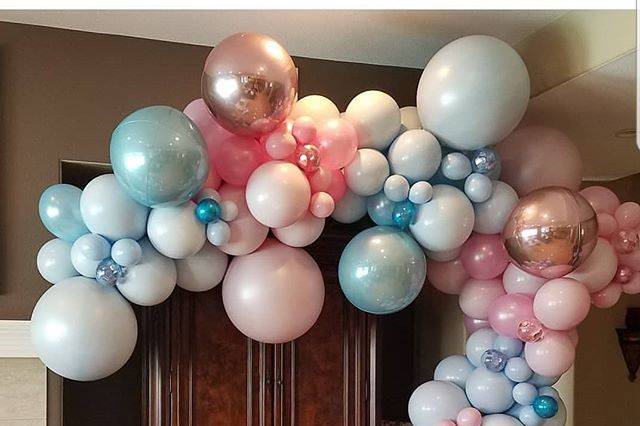 Pastel balloons