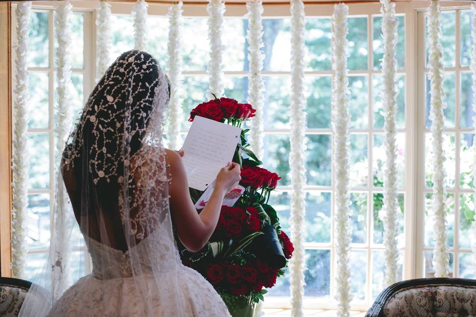 Bride's portrait