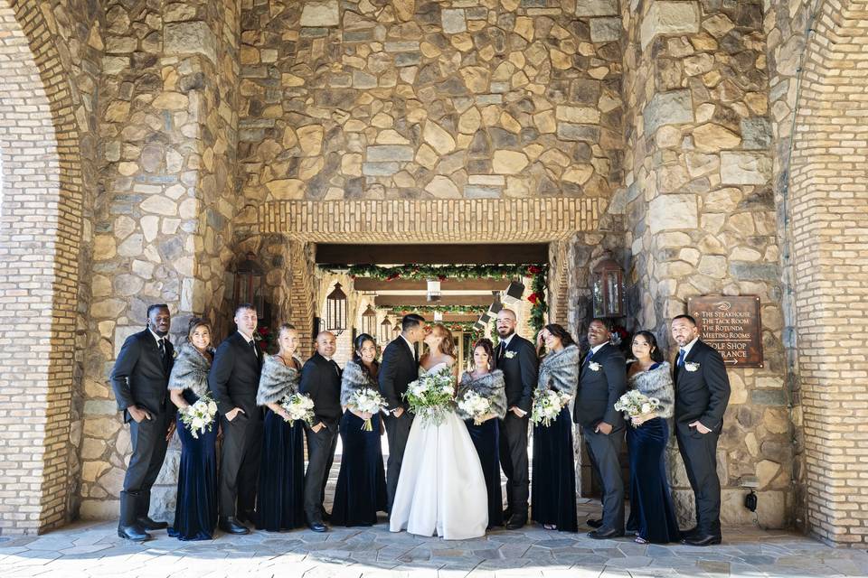 Soft floral arrangements