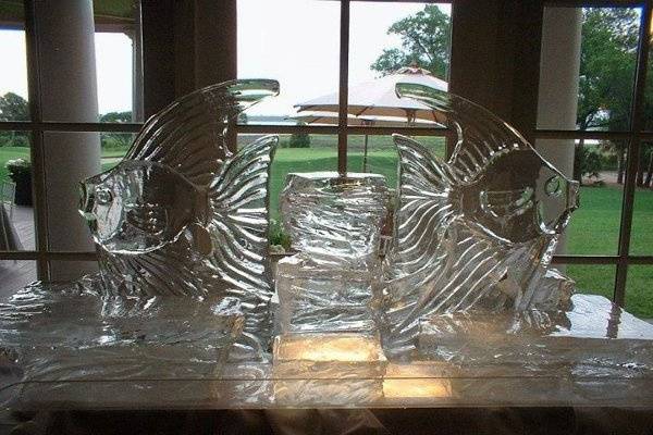 Sculptures In Ice - BrideGroom