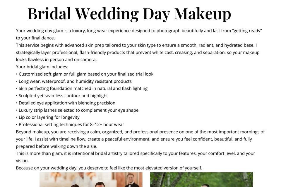 Wedding Day Glam