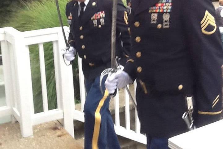 Military wedding