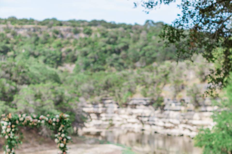 Hill Country Backyard Wedding