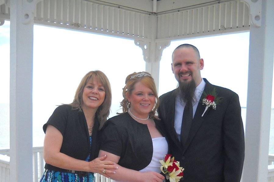 A wedding by the sea