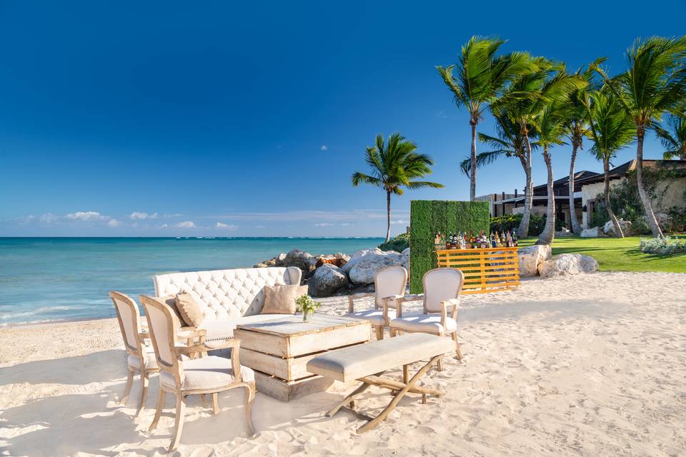 Beach Wedding Setup