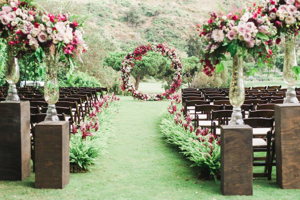 Aisle bouquet