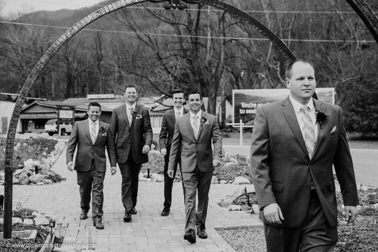 Groom and groomsmen