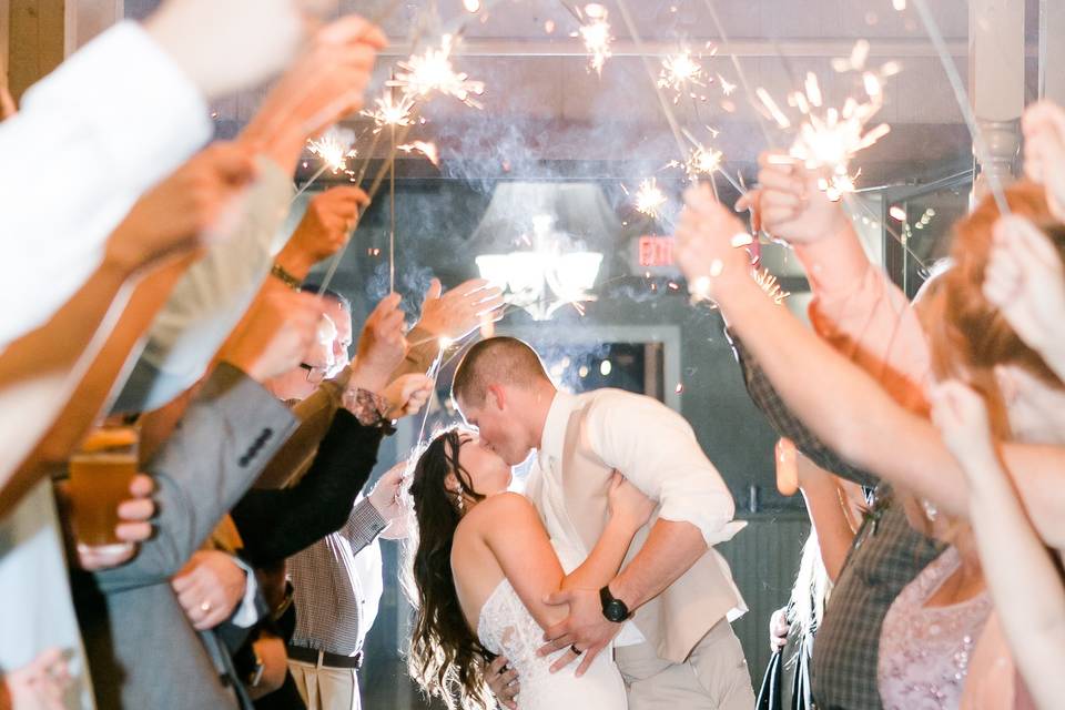 Sparkler send-off