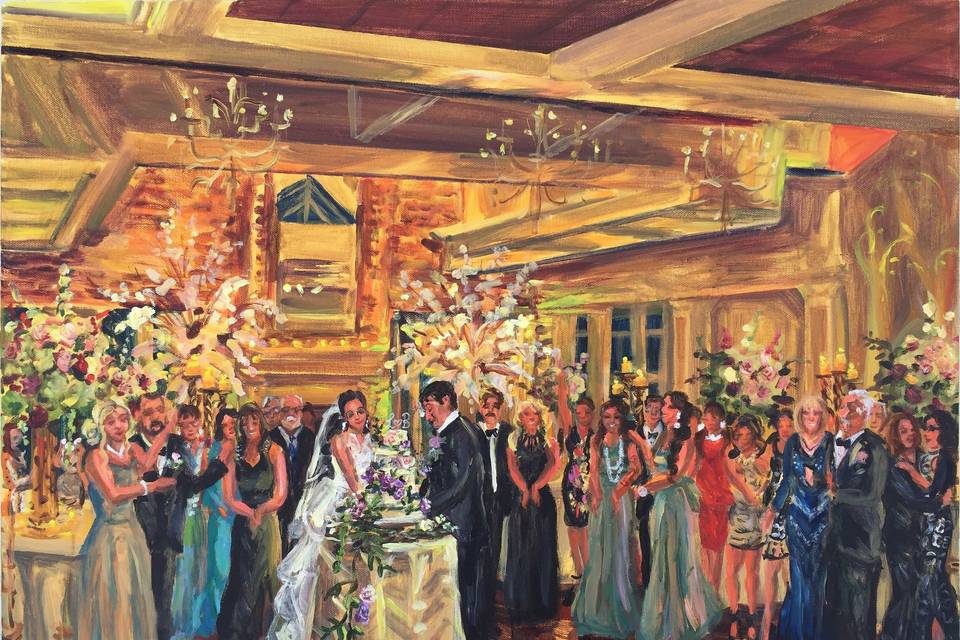 Event Painting by Katherine