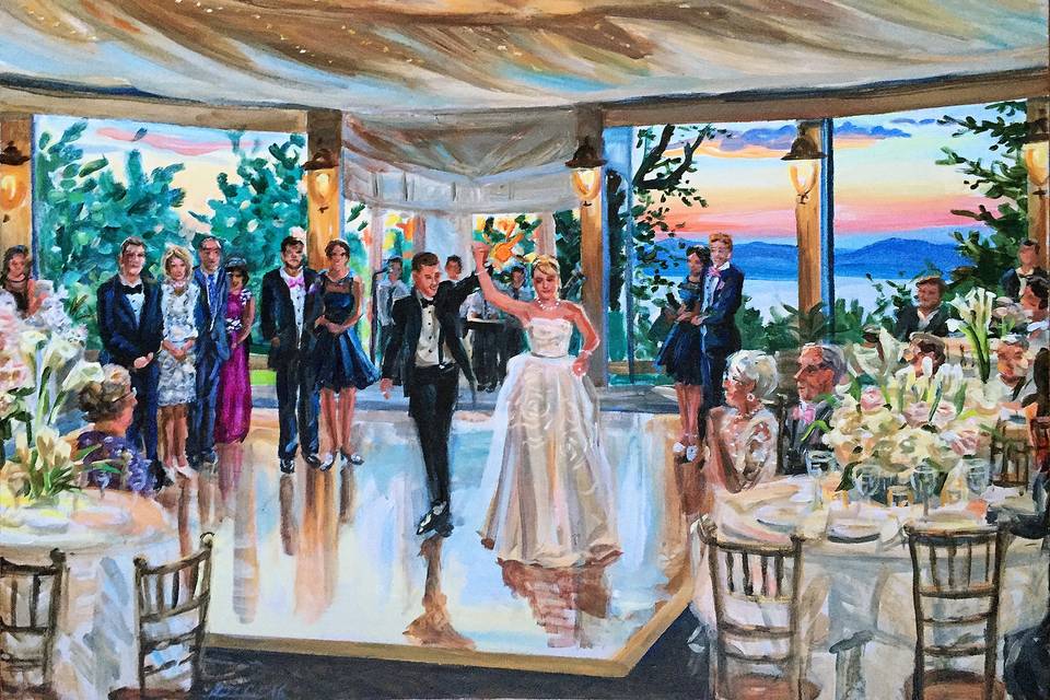 Event Painting by Katherine