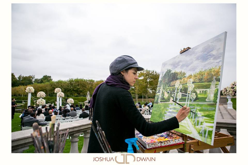 Oheka Castle ceremony