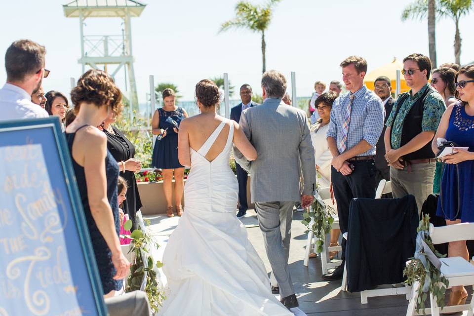 Sandless Beach Ceremony