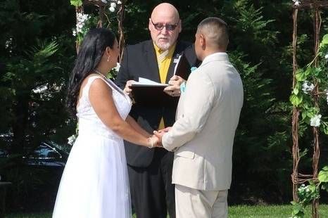 Exchanging vows