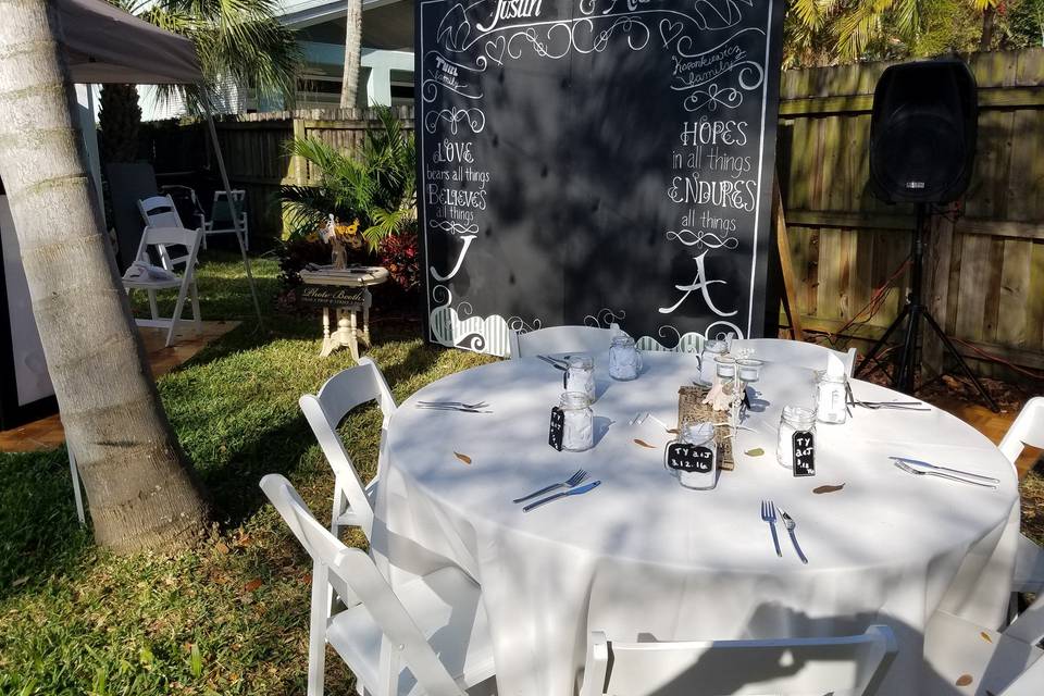 Wedding table