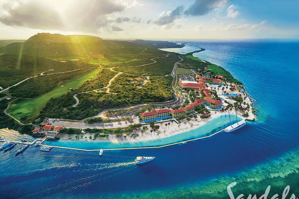 Sandals Royal Curacao Aerial