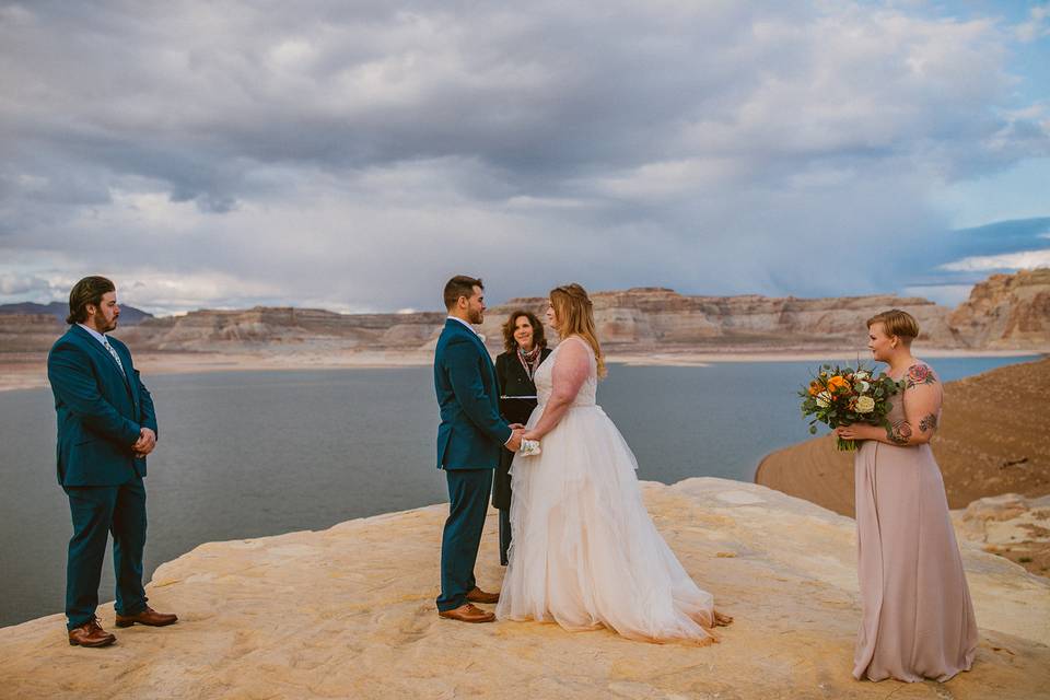 Lake Powell micro wedding 2020