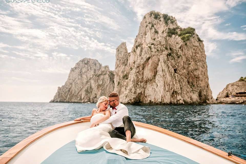 Wedding in Capri - Faraglioni