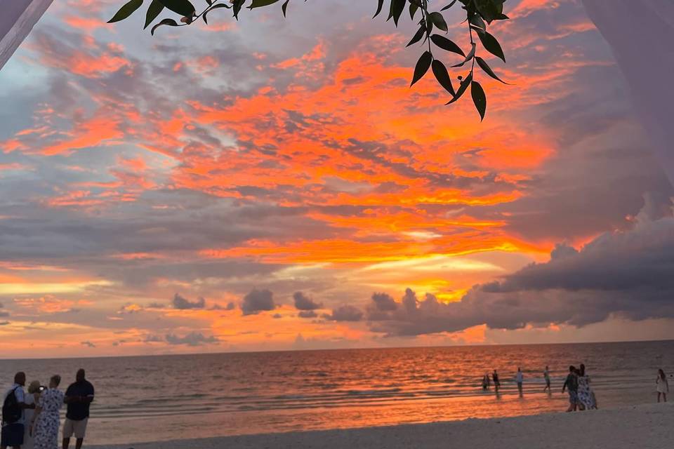 Sunset ceremony