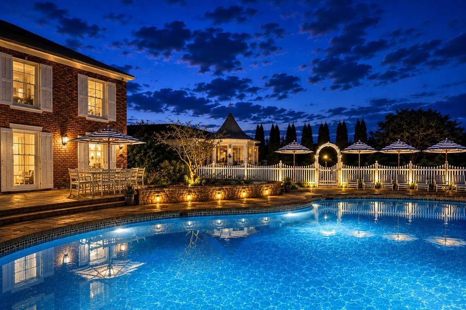 Pool at Sunset