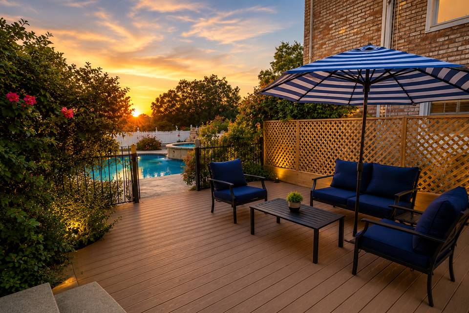Deck at Sunrise