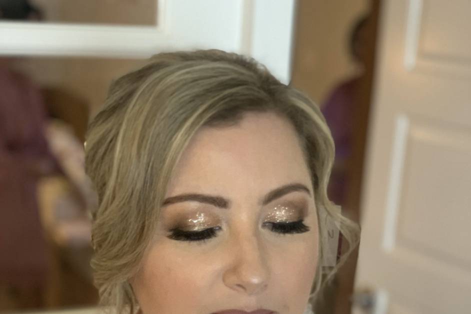 Bridal Makeup - Glam eyes