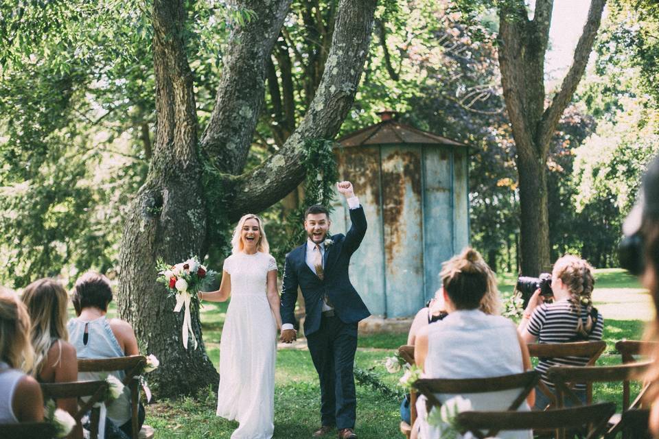 Walking down the aisle