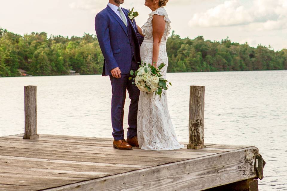 Lake wedding