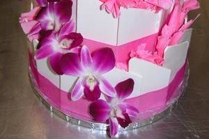 White Chocolate with Real Orchids