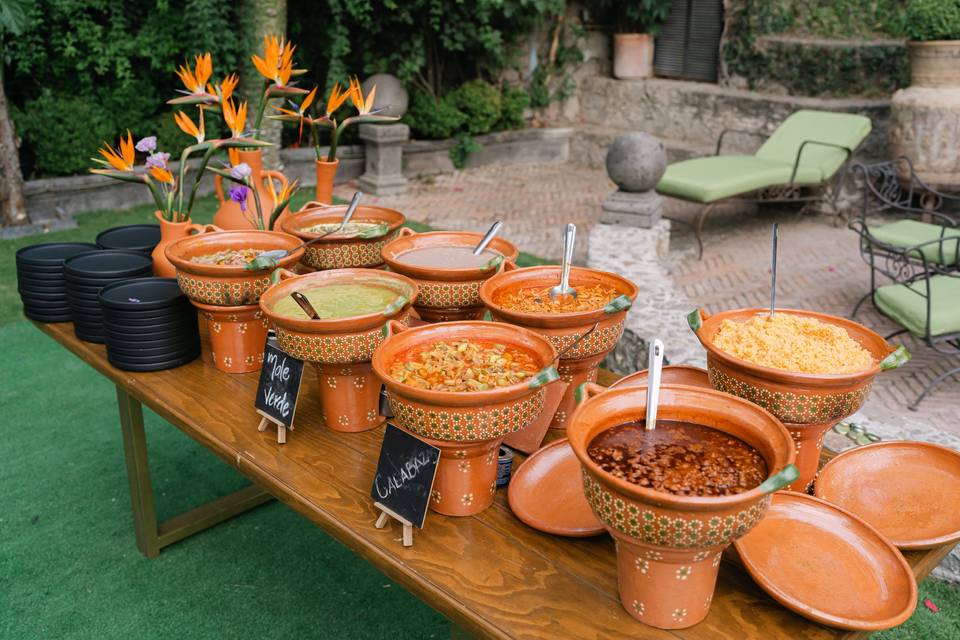 Mexican bufette