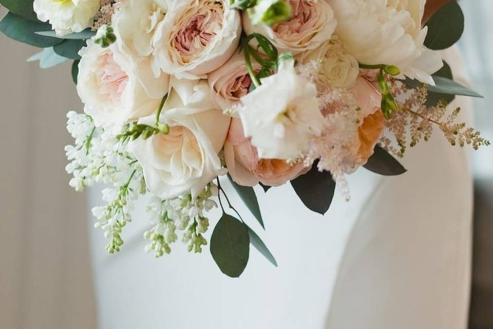 Bridal garden bouquet