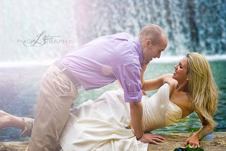 Sequence Image of Brinlee & Reid Smetzer taken for thier post wedding shoot - Love the Dress!