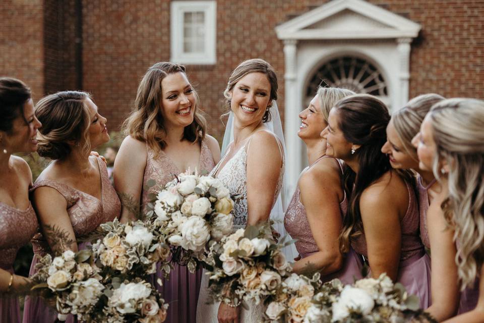 Blush & White Wedding