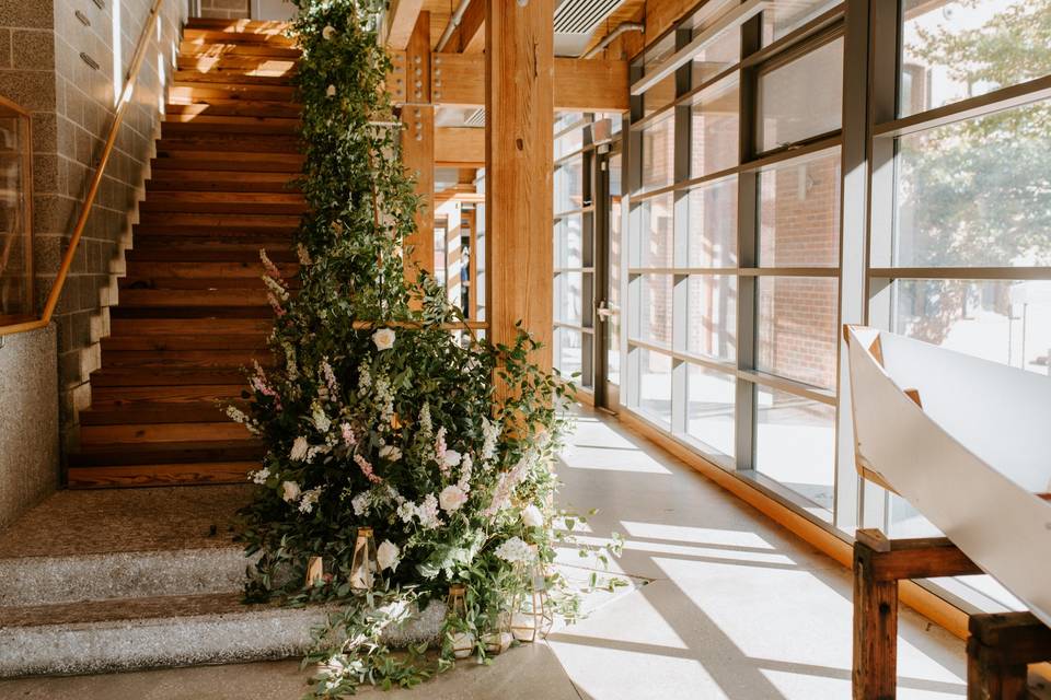 Stair Florals