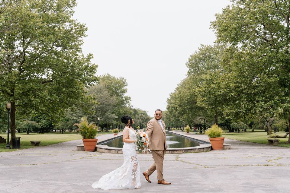 The beauty of a wedding day is
