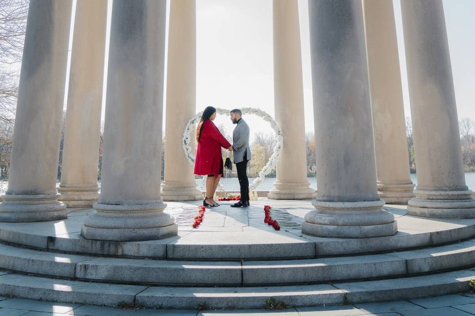 A lens focused on the love.