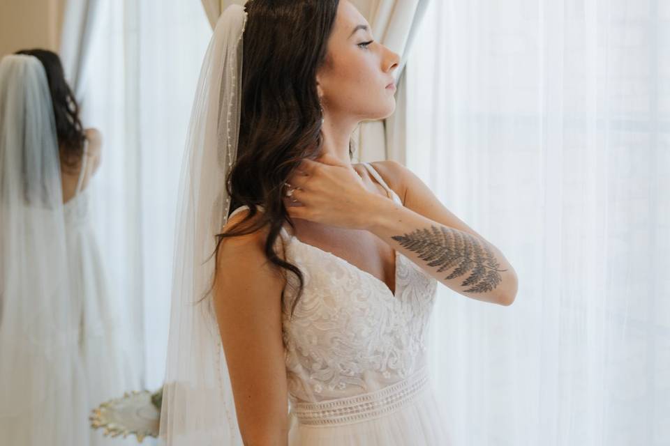 A wedding day seen through the