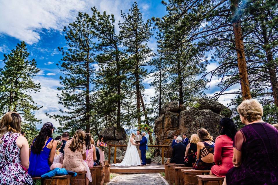 Denver foothills wedding venue