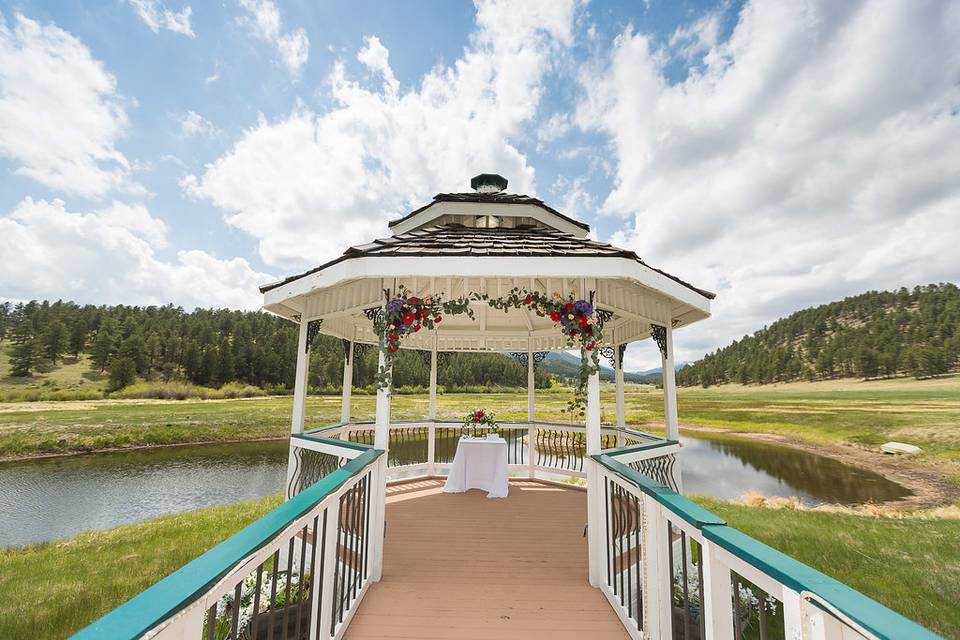 Gazebo wedding venue