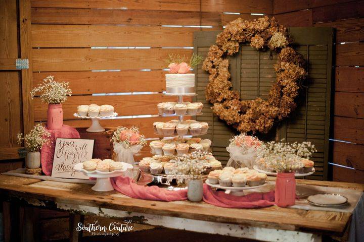 Desserts table