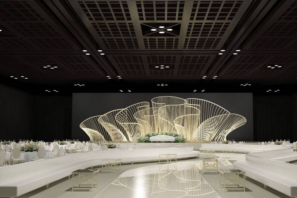 Wedding venue 3d concept 3