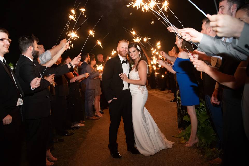 Sparklers on the Charles
