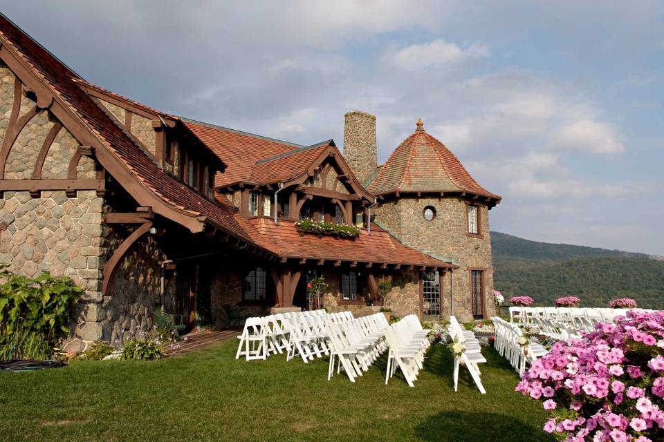 Outdoor wedding venue