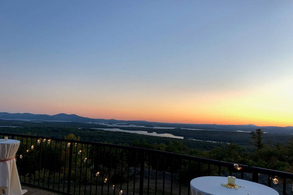 Cocktail hour on the terrace