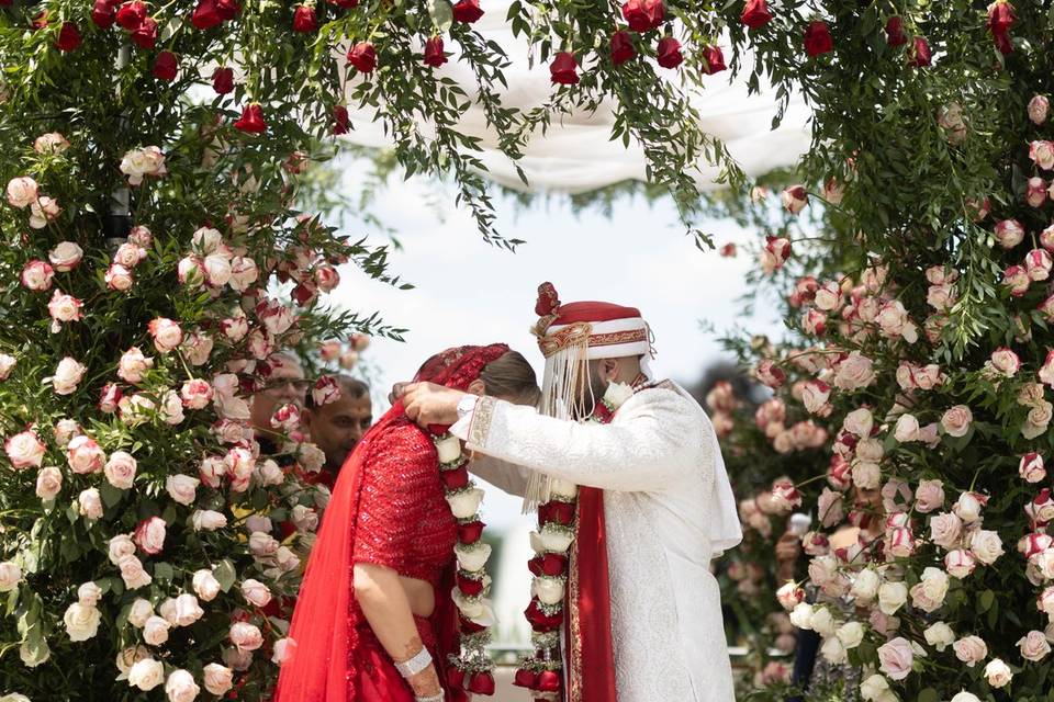 Bride & Groom Cherry Blossom